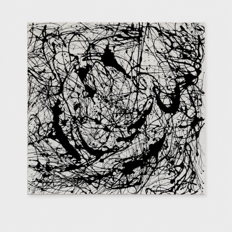 Quadro dipinto a mano Jackson Pollock moderno contemporaneo - Foto 2