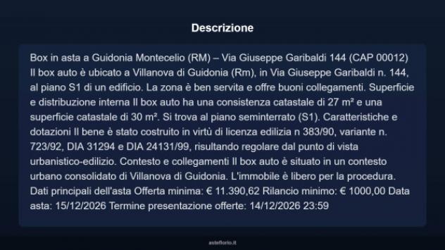 Immobile in asta di 27 m² in vendita a Guidonia Montecelio - Foto 4