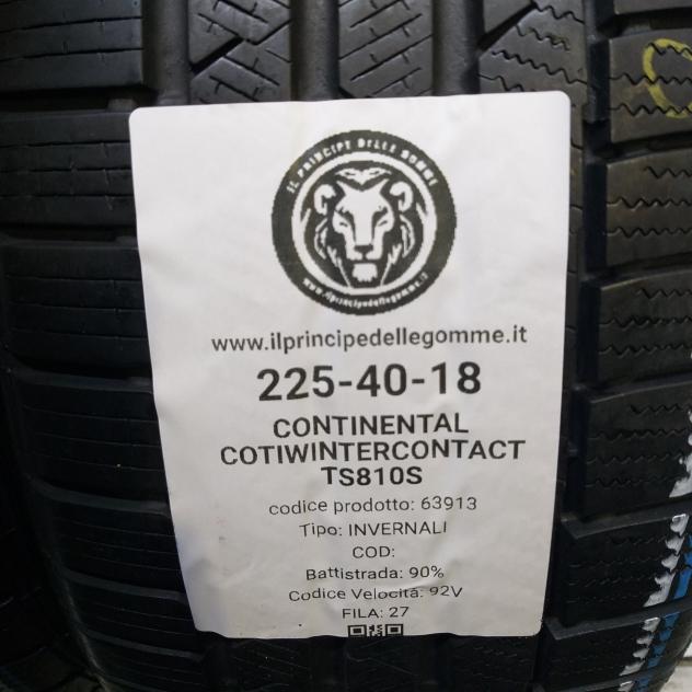 2 GOMME 225 40 18 CONTINENTAL A63913 - Foto 2