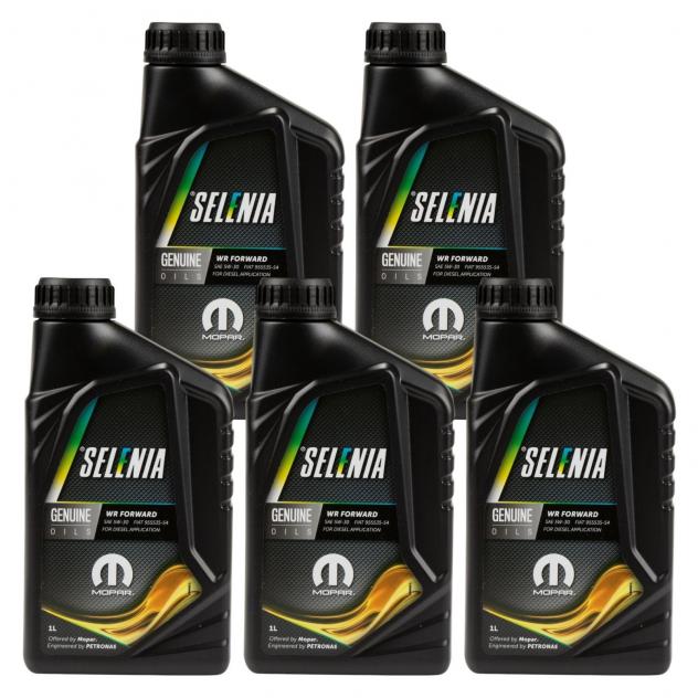 5L Olio Motore Selenia WR Forward 5W30 ACEA C4 Specifiche Fiat e Renault