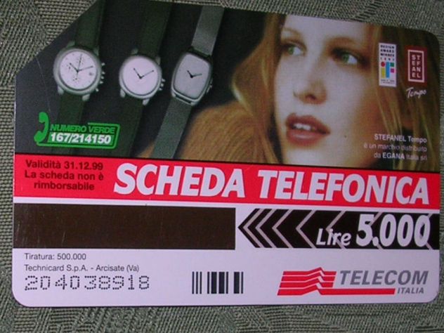 SCHEDA TELEFONICA ITALIA 67U
