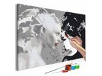 Quadro Fai Da Te 60x40 Cm. Viso Femminile N.1 ARREDALACASA Spedizione Gratis