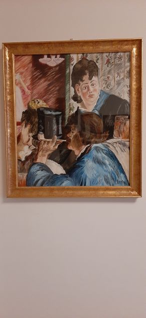 vendo quadri in olio su tela mie riproduzioni opere di E. Manet