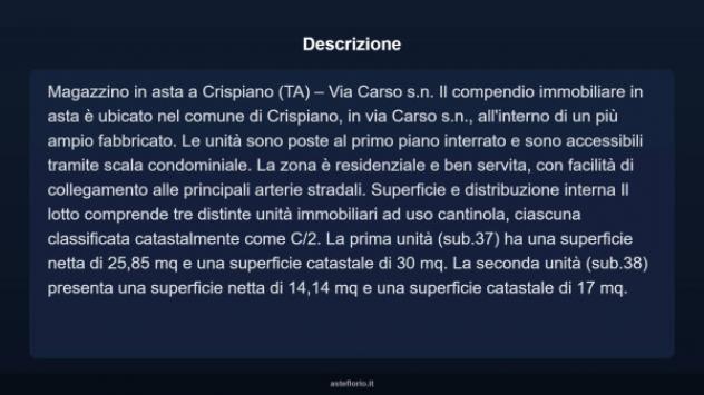 Immobile in asta di 56 m² in vendita a Crispiano - Foto 4