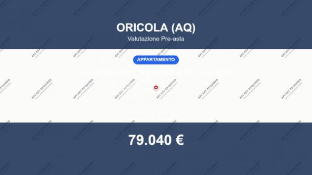 Immobile in asta di 111 m² in vendita a Oricola