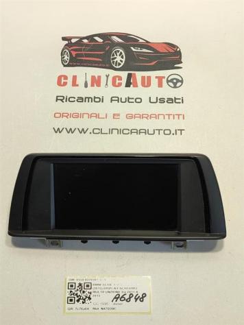 DISPLAY MULTIFUNZIONE COMPUTER DI BORDO BMW Serie 1 F20 6550 9270391 N47D20C (1119)