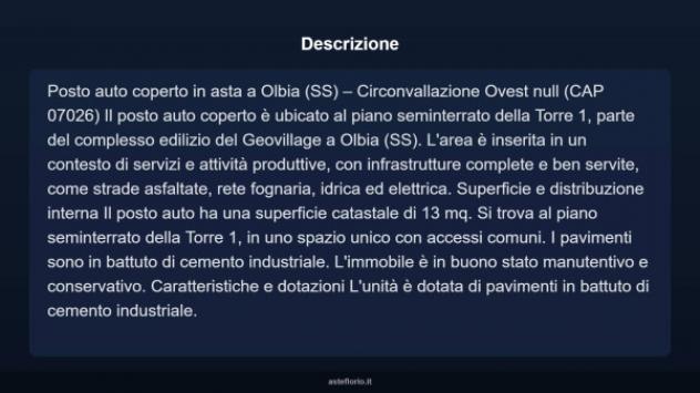 Immobile in asta di 13 m² in vendita a Olbia - Foto 4