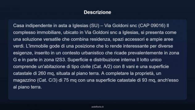 Immobile in asta di 260 m² con più di 5 locali in vendita a Iglesias - Foto 8