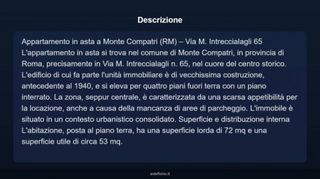 Immobile in asta di 72 m² in vendita a Monte Compatri - Foto 6