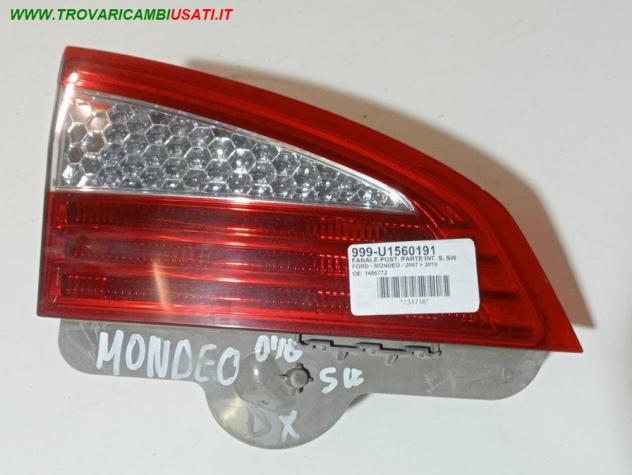 FANALE POST. PARTE INT. SX SW  999-U1560191 Parti elettriche  Fanaleria  Fanali  Fanale post. sx. FORD - MONDEO - 2007  2010, FORD - MONDEO - 2010  20