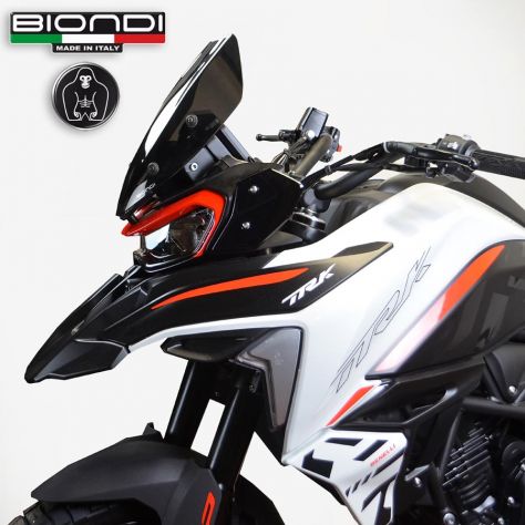 Terminale di scarico per Benelli Trk 702 Gpr Dual Poppy Mivv Oval - Foto 6