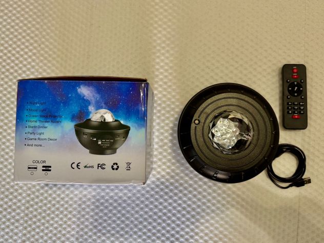 🌌 STARRY PROJECTOR LIGHT – Proiettore Stelle e Luci LED con Telecomando - Foto 3
