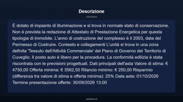 Immobile in asta di 16 m² in vendita a Cuveglio - Foto 6