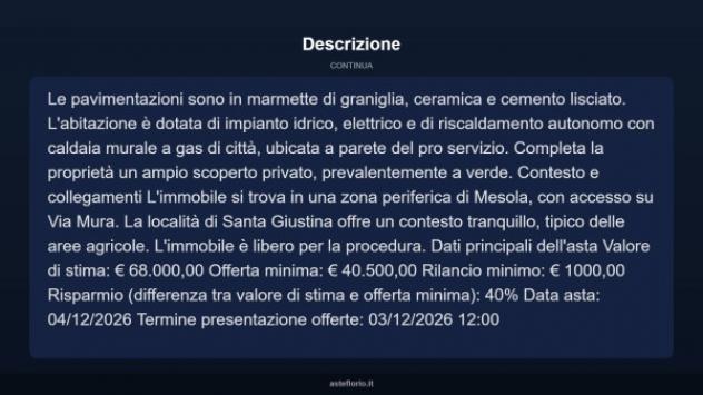 Immobile in asta di 157 m² con più di 5 locali in vendita a Mesola - Foto 13
