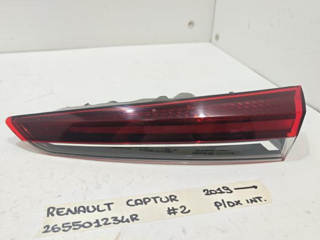STOP POSTERIORE DESTRO PORTELLONE RENAULT Captur Serie 265501234R (19) - Foto 4
