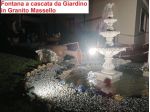 Fontana a cascata da Giardino in Granito Massello
