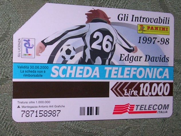 SCHEDA TELEFONICA ITALIA 8U
