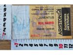Biglietto Juventus - Real Madrid del 5 novembre 1986 in Coppa dei Campioni