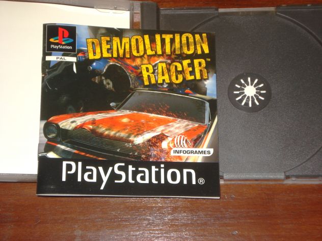 demolition racer ps 1 x video gioco pal ita no cd disc videogame playstation psx - Foto 2