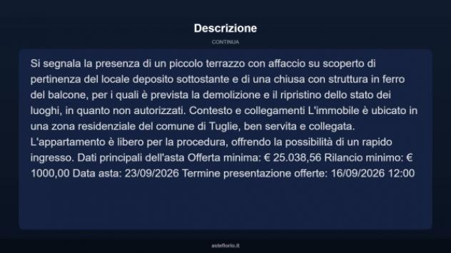 Immobile in asta di 214 m² con più di 5 locali in vendita a Tuglie - Foto 4
