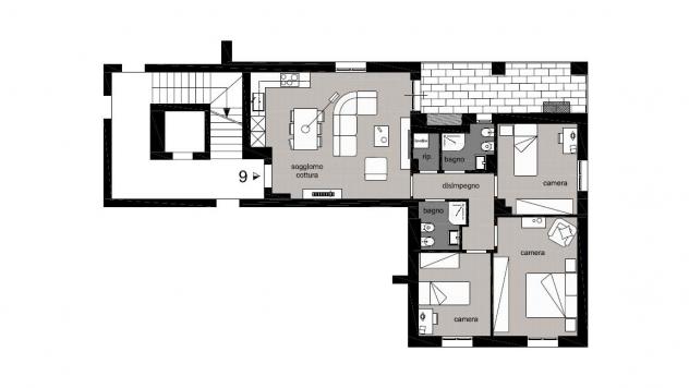 Appartamento in vendita a Poggibonsi 97 mq Rif: 1319287 - Foto 7