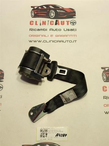 CINTURA DI SICUREZZA POSTERIORE SX VOLKSWAGEN Golf 6 Berlina 1K6857805AA 617980700 BSE (0812)