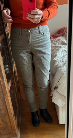 Pantaloni Max &amp; Co cotone elasticizzato 42 leopardati - Foto 5