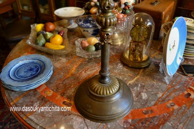 Candelabro in bronzo a cinque braccia del XX secolo - Foto 4
