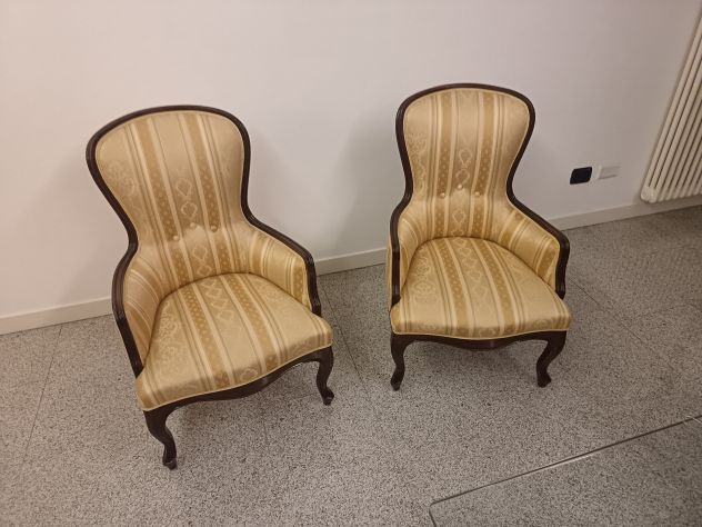 Poltrone vintage anni 60/70 – coppia rifoderata