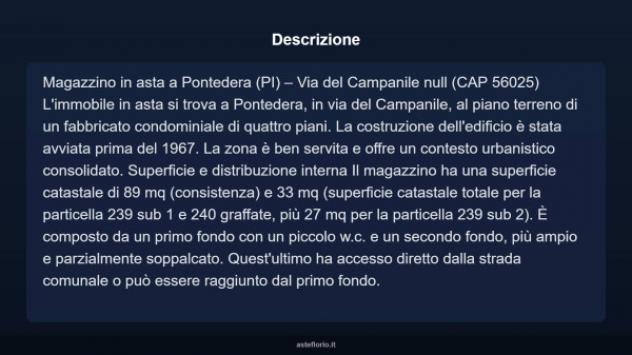 Immobile in asta di 89 m² in vendita a Pontedera - Foto 10