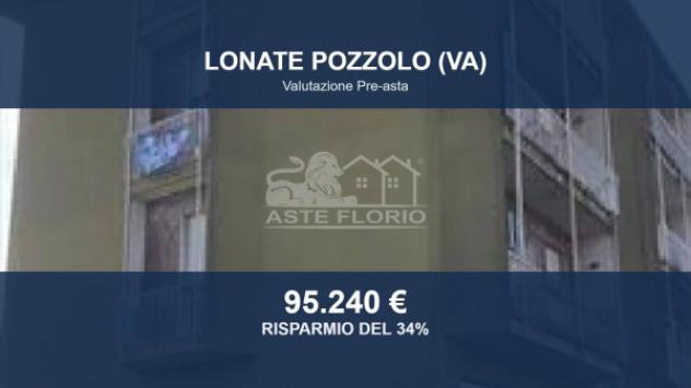 Immobile in asta di 96 m², box auto in vendita a Lonate Pozzolo