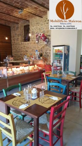 Set Tavoli E Sedie Cod 100 In Legno Per Arredamento Ristorante Bar Pizzeria Pub - Foto 2