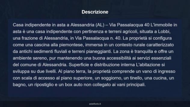Immobile in asta di 165 m² con più di 5 locali e box auto in vendita a Alessandria - Foto 15