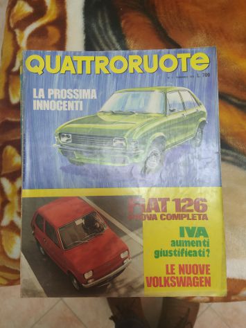 QUATTRORUOTE - 1973