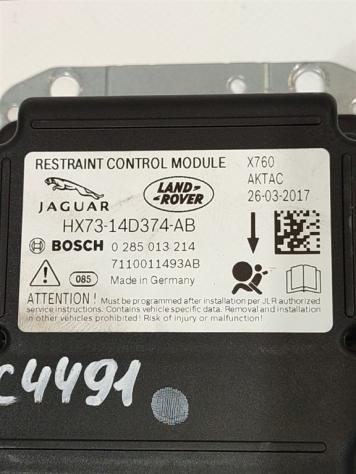 CENTRALINA AIRBAG JAGUAR XE Serie (X760) HX73-14D374-AB 0285013214 (15) - Foto 2