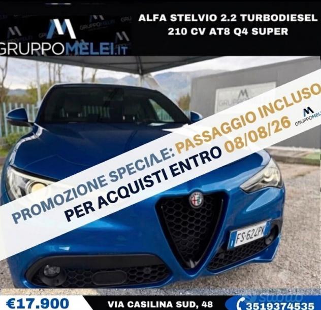 Alfa Stelvio 2.2 Turbodiesel 210 CV AT8 Q4 Super