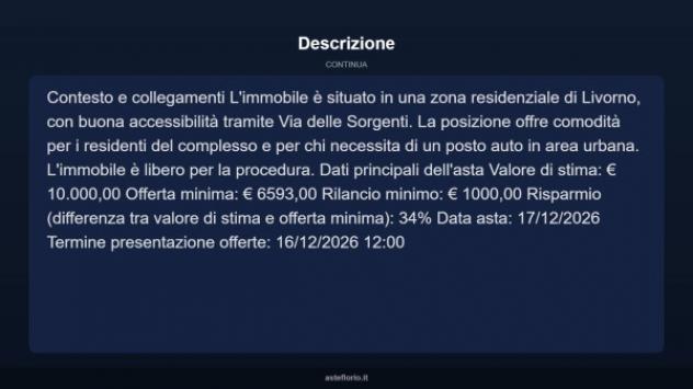 Immobile in asta di 13 m² in vendita a Livorno - Foto 8