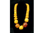 SPETTACOLARE COLLANA ETNICA TRIBALE BERBERA DI COPALE CON CORALLI.