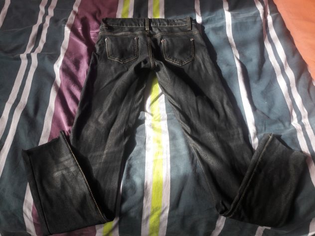 Jeans sottile donna nero Tg 42 S - NUOVO - Foto 3