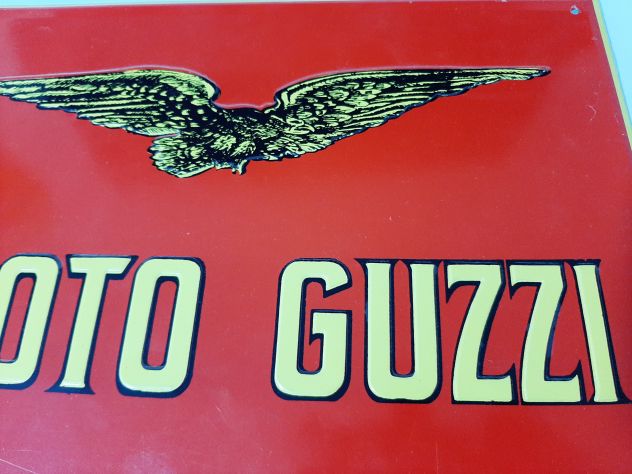 MOTO GUZZI TARGA IN RILIEVO - Foto 5