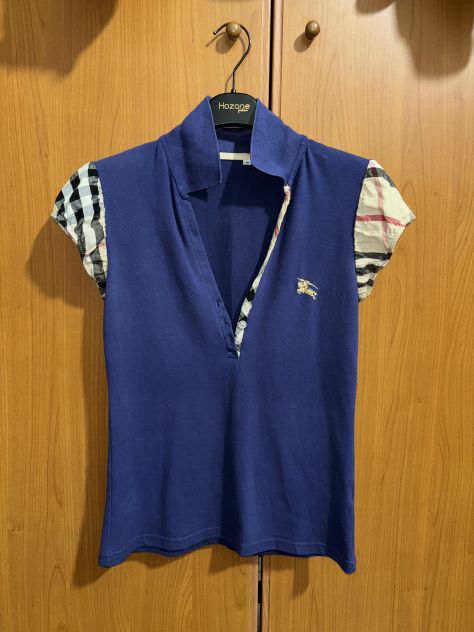 MAGLIETTA POLO IN OTTIME CONDIZIONI DA DONNA,IN COTONE,TAGLIA S,LEGGERMENTE ELAS - Foto 3