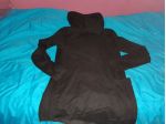 Maglia Gotic/Punk collo alto irregolare nera Tg S - NUOVA