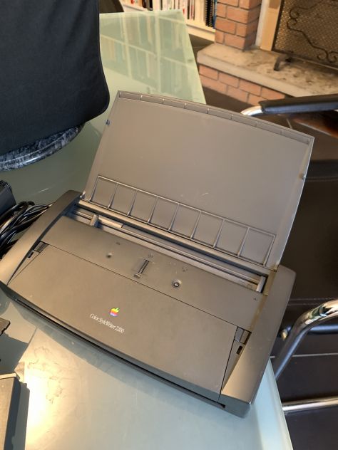Computer Mac Powerbook (fine anni '90) e stampante portatile - Foto 3