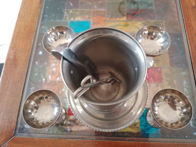 KIT COMPETO DA BAR 8 PEZZI VINTAGE DA COLLEZIONE TUTO INOX ARTIGIANATO ITALIANO. - Foto 8