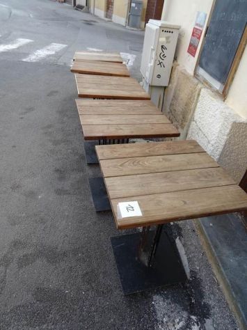 5 Tavolini artigianali legno massello e ferro - Foto 2