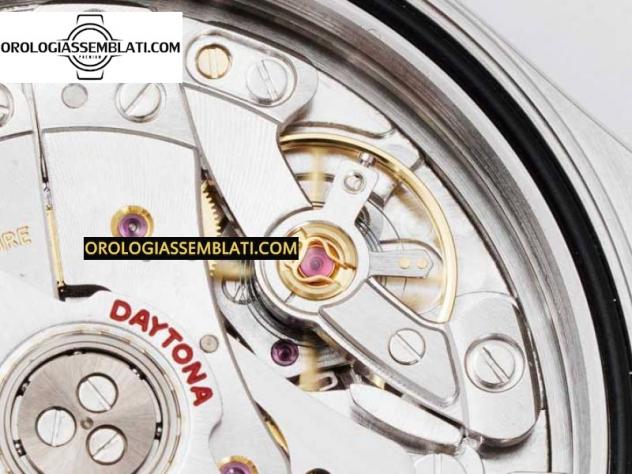 Rolex Replica DAYTONA 116506 CERAMICA MARRONE 1:1 BEST EDITION QUADRANTE BLU GHIACCIO INDICATORE IN CRISTALLO SUL BRACCIALE SS SA4130 - Foto 9