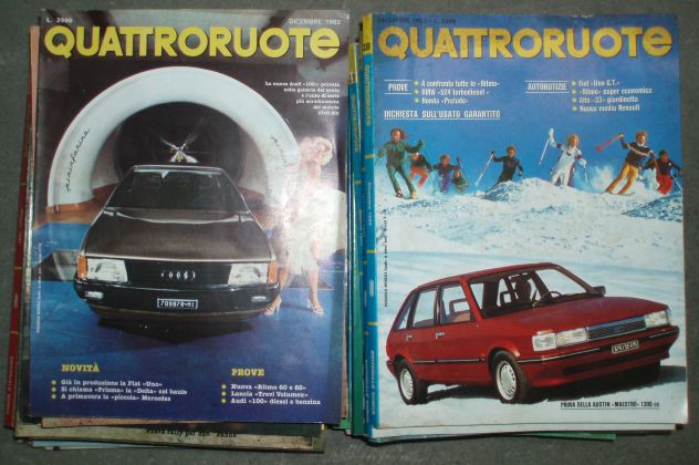 Quattroruote - 120 numeri delle annate dal 1979 al 1992