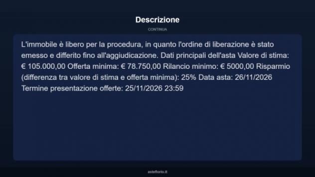 Immobile in asta di 48 m² in vendita a Roma - Foto 8