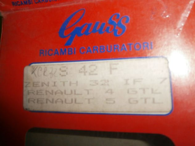 Guarnizioni kit revisione carburatore renault r4 r5 ZENITH 32 IF7 NUOVE - Foto 4