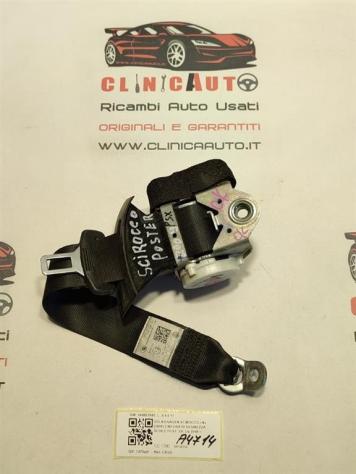 CINTURA DI SICUREZZA POSTERIORE SX VOLKSWAGEN Scirocco Serie (137) 1K8857805 CAVD (0814) - Foto 2